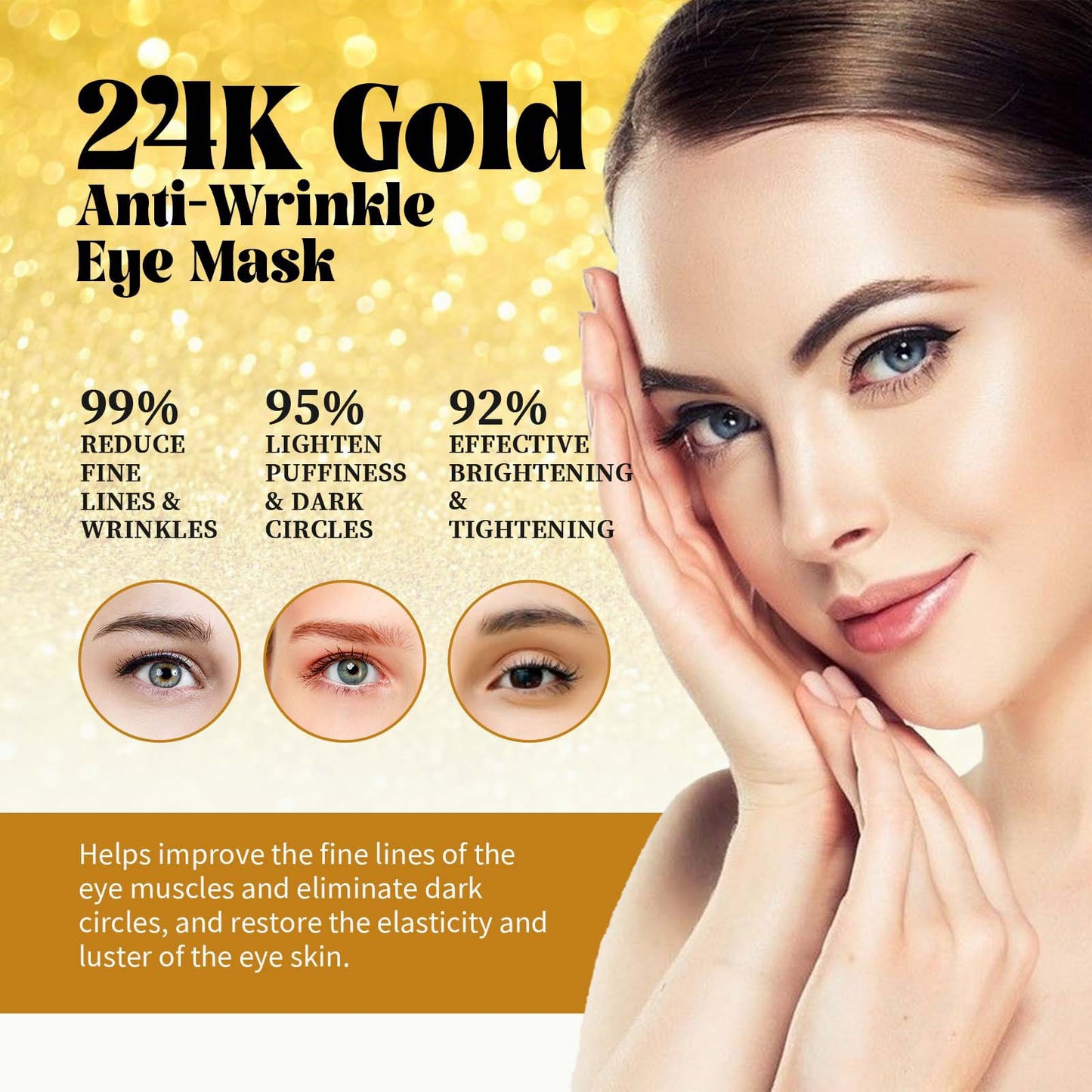 GoldVeil Eye Patches